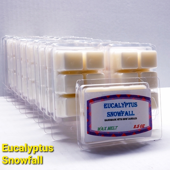 EUCALYPTUS SNOWFALL -Bath & Body Works Candle Wax Melts- $8 per pack - Picture 1 of 9